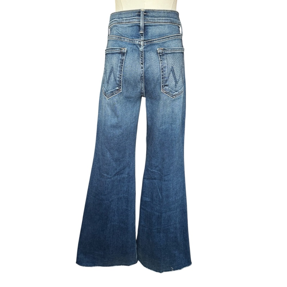 Mother The Lil’ Doozy Fray Jeans in Scorchin Hot Wash Blue Size: 30 - Picture 8 of 15